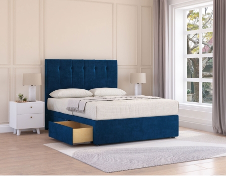 Highbury Bed | Modern Panelling, Classic Upholstering | Sloomy