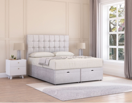 Alabama Ottoman Bed | Modern Panelling, Great Storage | Sloomy